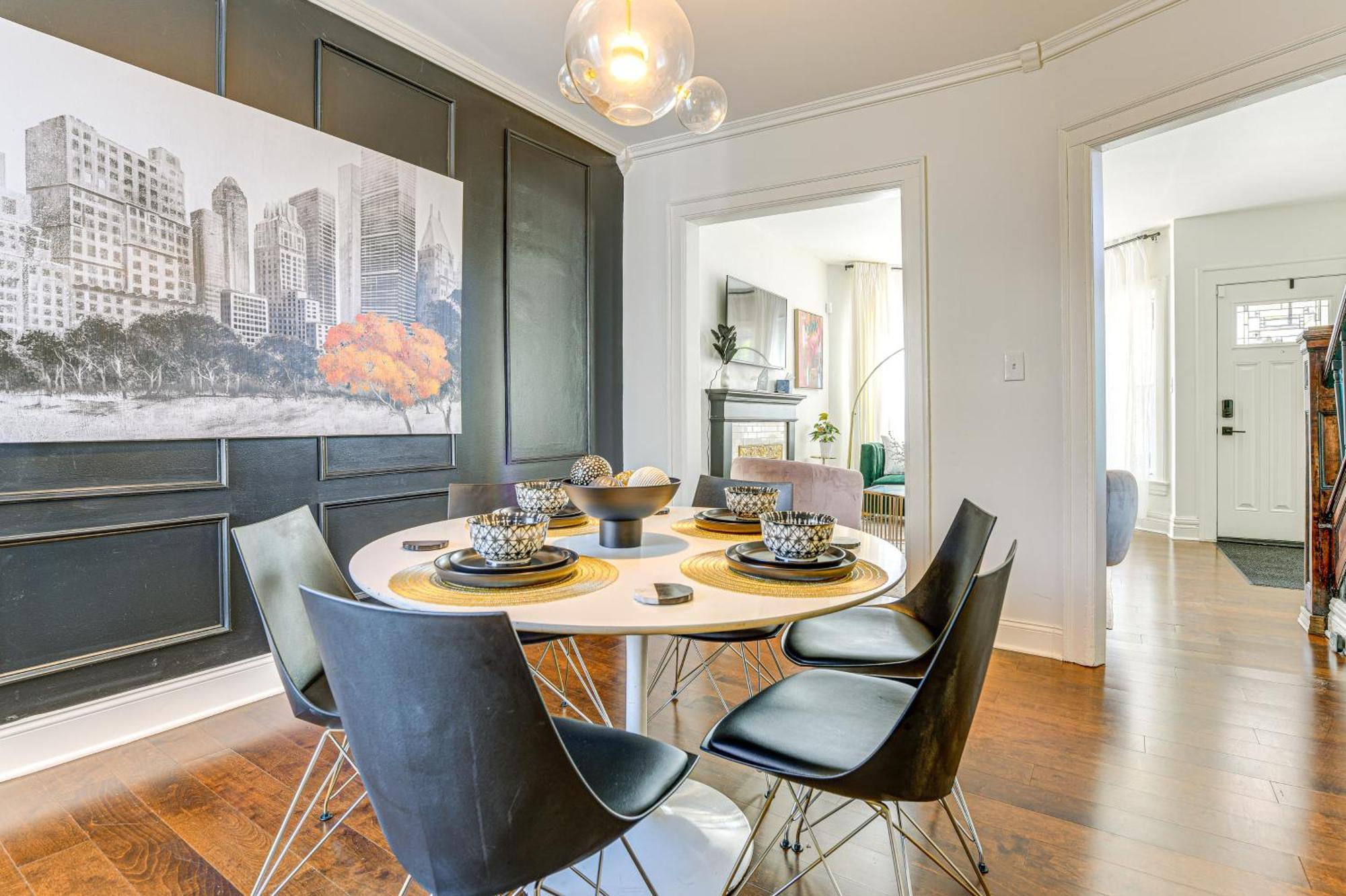 Historic Buffalo Row House Near Delaware Park エクステリア 写真